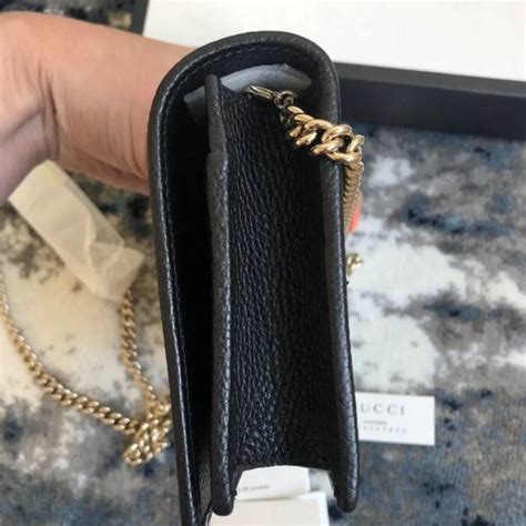 gucci soho wallet on chain beige|gucci small wallet on chain.